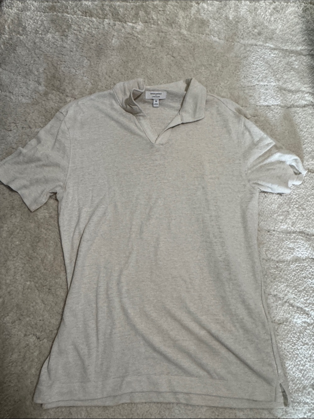 Banana Republic Men's Polo in Light Taupe